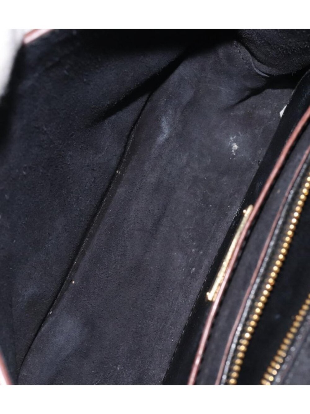 Miu Miu Shoulder Bag Leather Black Gold - Picture 5 of 16